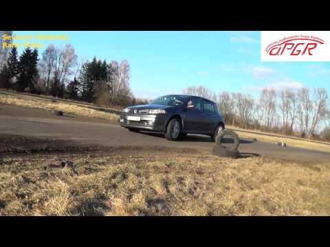Mateusz Bukała   Renault Megane  szkolenie na torze w Biłgoraju