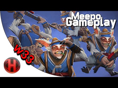BBC.w33 7272 MMR Meepo Gameplay Dota 2