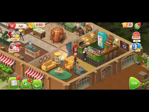 Homescapes Gameplay Walkthrough - The Lake House Day 24