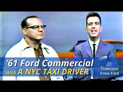 '61 Ford Commercial | NYC Taxi Driver | Ernie Ford | The Ford Show