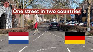 One street in two countries