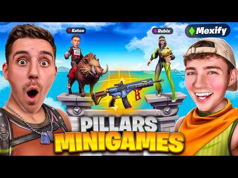 DAS *XXL PILLARS MINIGAMES* CREATOR BATTLE! 😂
