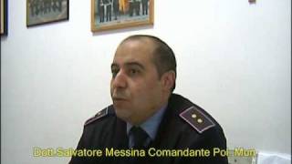 preview picture of video 'Intervista al comandante della  Pol. Mun .Salvatore Messina. , Curinga, Gennaio 2011.wmv'