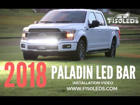 2018 F150 PALADIN LED BAR INSTALL F150LEDS.COM 4K