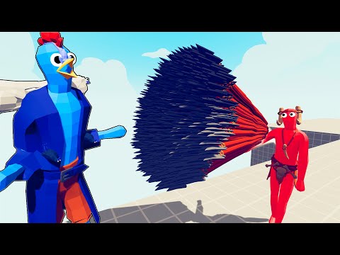 CHICKEN MAN MAN vs EVERY GOD - Totally Accurate Battle Simulator | TABS