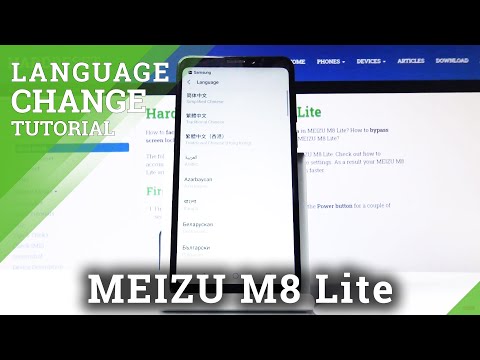 MEIZU M8 Lite How to Change Language