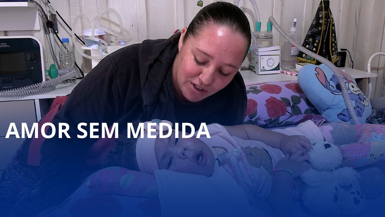 Amor sem medida. Mãe de menina com “AME” dá exemplo de força e fé