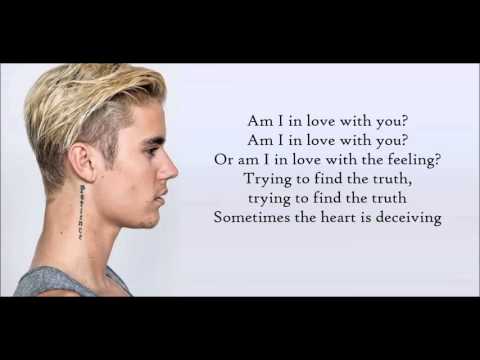 Justin Bieber - The Feeling ft Halsey (Lyrics)