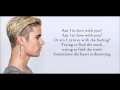 Justin Bieber - The Feeling ft Halsey Lyrics 