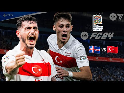 EA FC 24 - Iceland vs. Türkiye - UEFA Nations League 2024 ft. Arda Güler, Çalhağnolu | PS5™ [4K60]