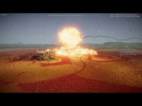 Destroy 4 million zombies with a nuclear bomb Ultimate Epic Battle Simulator 2