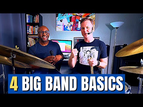 4 BIG BAND BASICS FOR DRUMMERS WITH STOCKTON HELBING | Jazz Drummer Q-Tip of the Week
