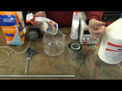 Zinc Plating Steel on the Cheap and Applying Yellow Chromate (Part 1of 2)