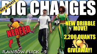 Rematch Patch 9 News: Rainbow Flick NERF + New Dribble Move + CR7 Chop Changed! +2200 QUANTS WINNER!