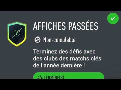 FIFA20 SBC / DCE LIVE - AFFICHES PASSÉES - SOLUTION COMPLÈTE PAS CHER