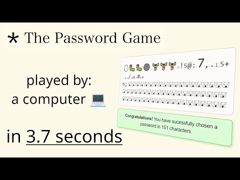 [TAS] The Password Game in 0:03.732 (Former WR)