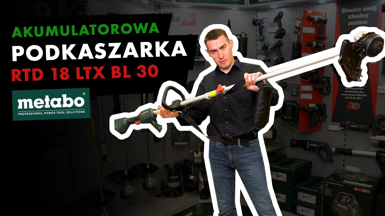 Nowość #2 - Akumulatorowa Podkaszarka Metabo RTD 18 LTX BL 30
