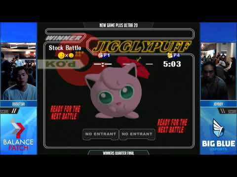 NGPU 20 SSBM - dudutsai (Jigglypuff) vs. DBJ | Joyboy (Fox) - Melee WQF
