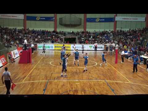 superliga 2017/2018 B 2 jogo semifinal Volei Ribeirao 3x1Blumenal