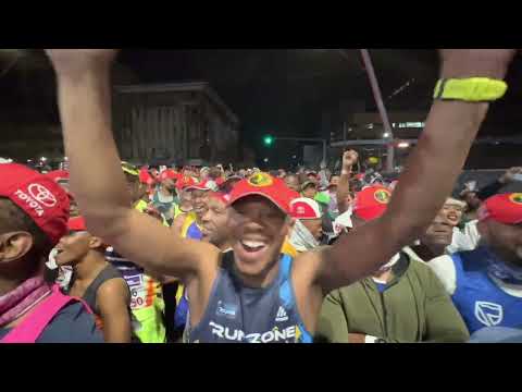 Comrades Start 2022 - All songs (Shosholoza, National Anthem of SA, Chariots of Fire) #marathon