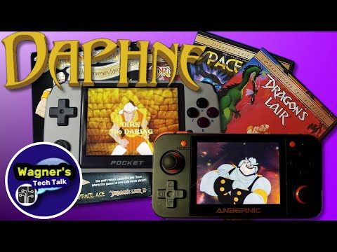 Dragon's Lair & Space Ace: Setup Daphne on the RG350 & Pocket Go 2 +Game-play! RG-350 + Pocket Go v2