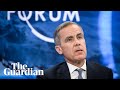 Mark Carney Addresses The World Economic Forum In Davos Watch Live