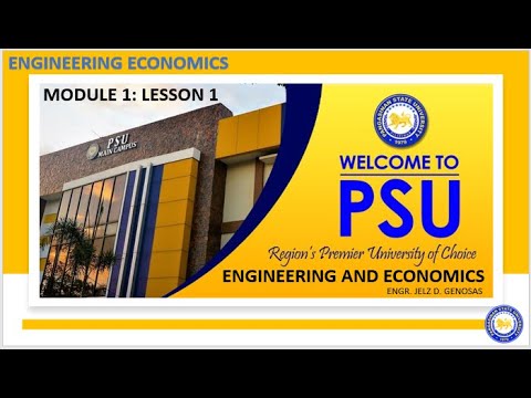INTRODUCTION TO ENGINEERING ECONOMY - ENGINEERING AND ECONOMICS