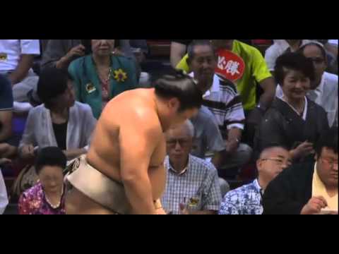Takanoiwa vs Chiyonokuni Day 10 Sumo Nagoya Basho July 2014
