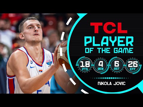 Nikola Jovic (18 PTS) needed just 16 MIN to provide impact for SRB 🇷🇸 vs EST 🇪🇪 at #EuroBasket 2025!