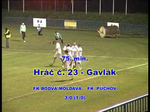 16.Kolo: Moldava "A" - FK Púchov 3:0 /1:0/