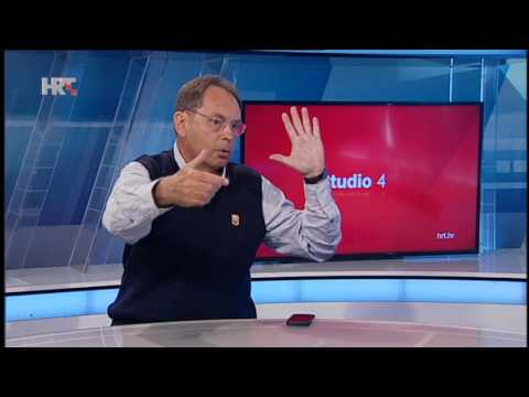 Davor Pavuna u emisiji Studio 4 HRT-a