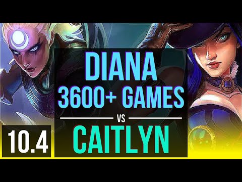 DIANA & Rakan vs CAITLYN & Thresh (ADC) | 2.2M mastery points, 3600+ games | EUW Grandmaster | v10.4