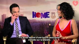 Rihanna and Jim Parsons BEST moments (HOME) (HD)
