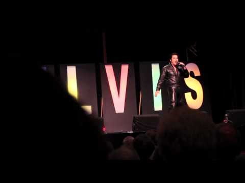 Jeff Barnes performs "If I Can Dream" in the style of Elvis Presley from the 1960s.