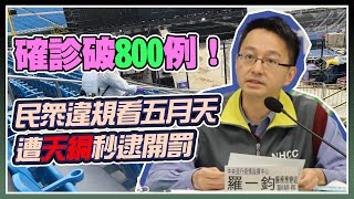 確診破800例！今增3例境外移入