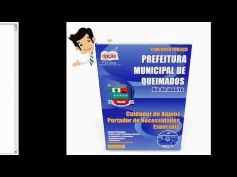 Apostila Concurso Queimados 2015 - Cuidador de Alunos Especiais