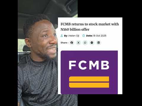 Investment time: Fcmb is selling shares, go and buy now ooo