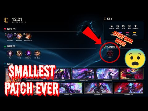 League Patch Notes 12.21 and Skins Full Hashinshin Review | Stay up to date