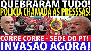 TERÇA FEIRA - QUEBRAM TUDO - Policia e força nacional chamadas pressas