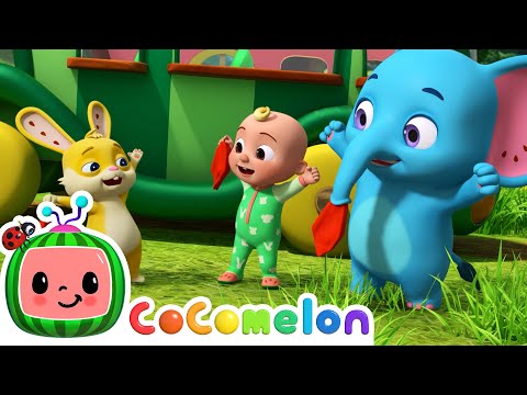 Bus Wash Song | CoComelon Animal Time | Animal Nursery Rhymes