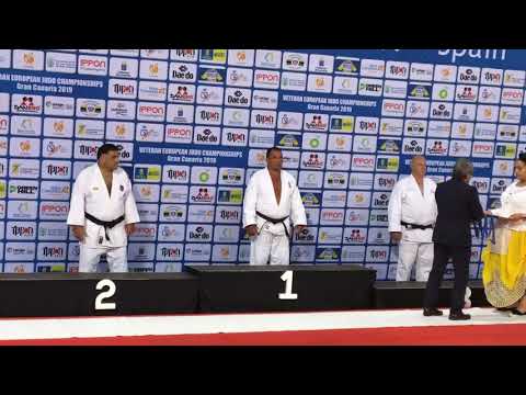 Veteran European Judo Championships Gran Canaria 2019, Day 1, Award ceremony. +100 kg. M 7 Манучарян