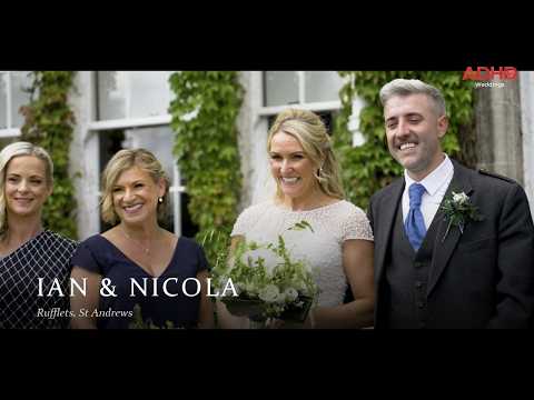 A still from a wedding film at Rufflets, St Andrews