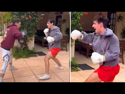 Bryce Hall  Striking Skills 🥊....