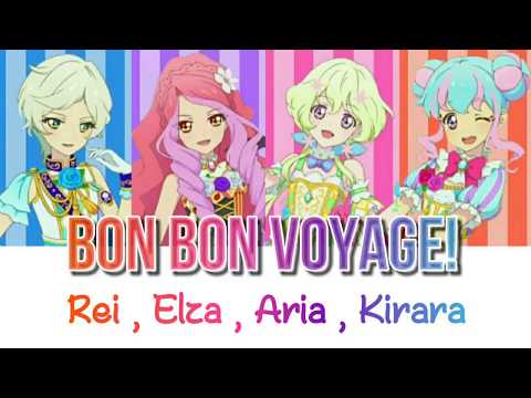 Aikatsu Stars! -『Bon Bon Voyage!』- Rei,Elza,Aria,Kirara