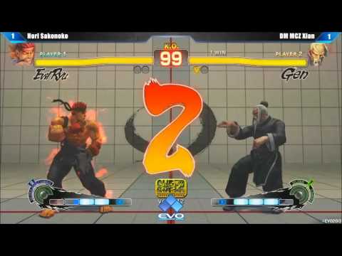 SSF4AE Hori Sakonoko vs DM MCZ Xian - EVO 2013 Top 8