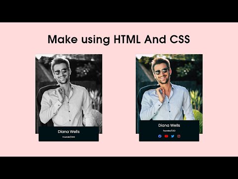 How To Make Hover Effect For Icons On The Website Using HTML And CSS