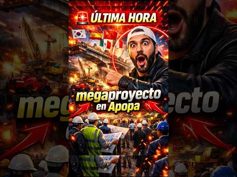 ⏰🇸🇻 ÚLTIMA HORA: Bukele SORPRENDE al mundo con megaproyecto en Apopa 😱