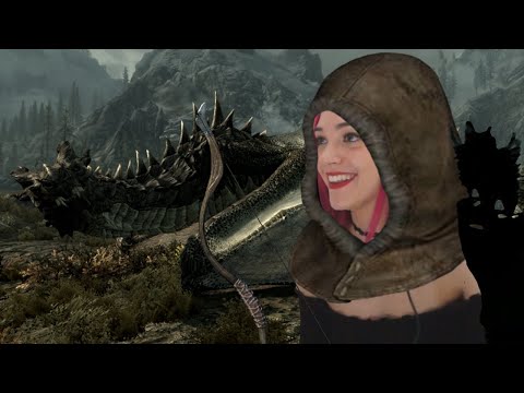 EMOTIONALLY UNSTABLE GOTH GIRL PLAYS SKYRIM--SEXY SHREK