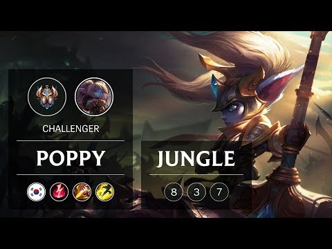 Poppy Jungle vs Elise - KR Challenger Patch 9.1