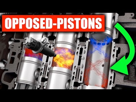 Opposed piston diesel engines are crazy efficient